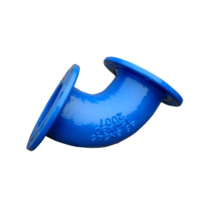 China Epoxy Coated Ductile Cast Iron Flanged Pipe Fitting Manufacturer